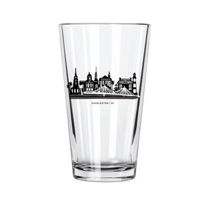 Charleston Skyline Pint Glass - Northern Glasses Pint Glass