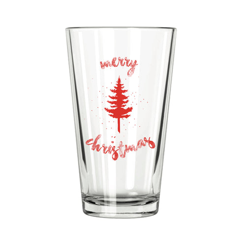 Christmas Tree Pint Glass - Northern Glasses Pint Glass