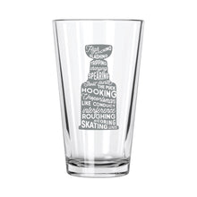 Hockey Stuff Pint Glass - Northern Glasses Pint Glass