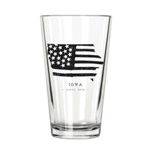 American Road Trip: Iowa Pint Glass - Northern Glasses Pint Glass