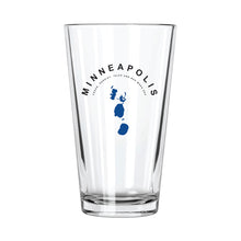 Minneapolis City of Lakes Pint Glass | Northern Glasses