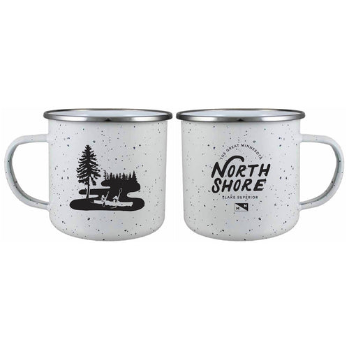 The North Shore Lake Superior Campfire Mug - Northern Glasses Pint Glass