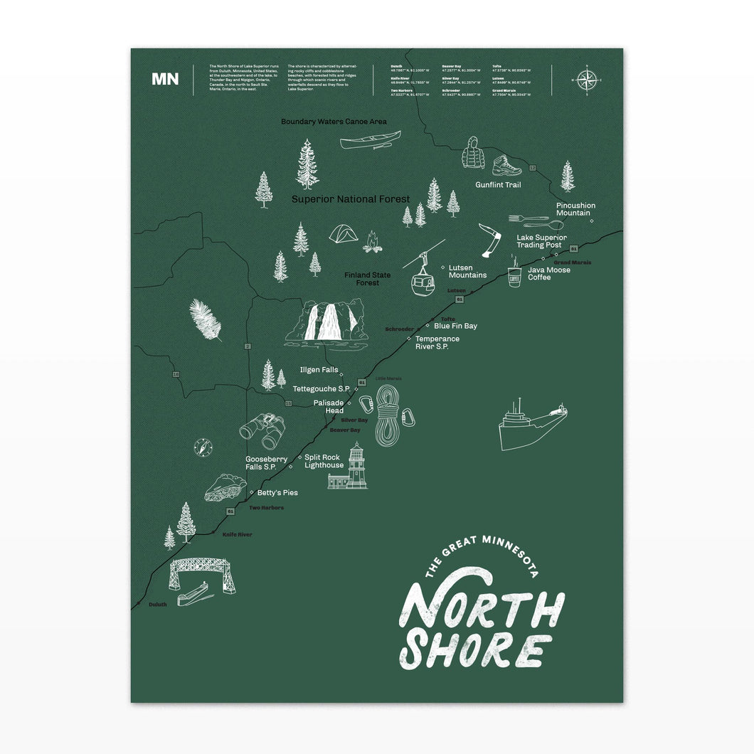 The Great Minnesota North Shore Map (18