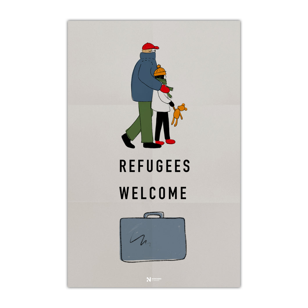 Refugees Welcome Poster || Minnesota Made Gifts