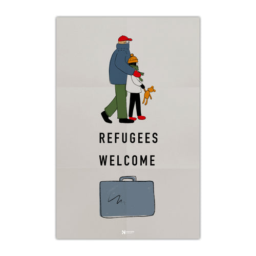 Refugees Welcome Sticker || Minnesota Made Gifts