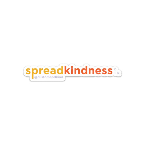 Spread Kindness Sticker - Northern Glasses Pint Glass